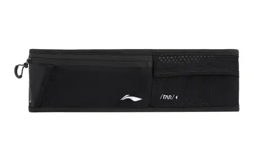 Li Ning Grade School Running Collection Polyester Running Waist Bag Regular Unisex Black