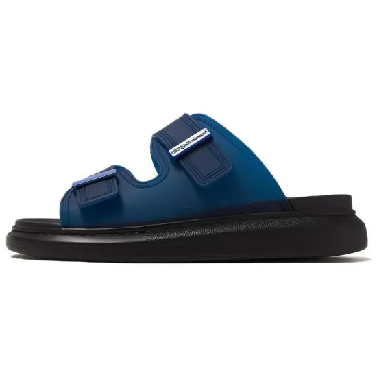 Alexander McQueen Hybrid Slide Slippers Men Blue