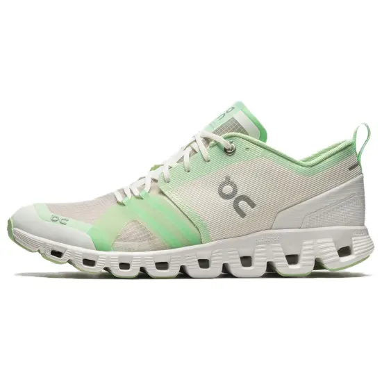 On Cloud X Shift Wear Resistant Low Top Running Shoes Women's Beige Green