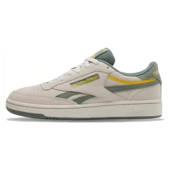 Reebok Club C Revenge Trek Green Classic Yellow Bone