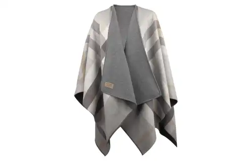 Burberry Reversible Check Merino Wool Cape