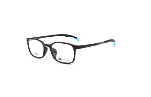 New Balance TR/Memory Plastic Rectangular Eyeglass Frames Kids' Black