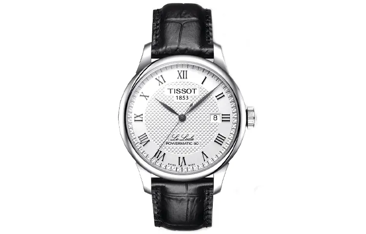 TISSOT Automatic Mechanical Movement 30m Waterproof Men's Watches Watch 39.3mm Silver Dial Stainless Steel Case