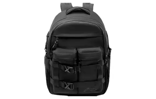 Li Ning Sports Life Collection Polyester Sports Backpack Unisex Black
