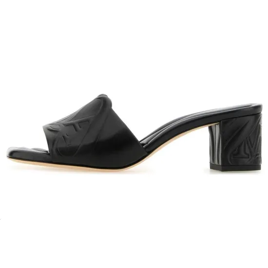 Alexander McQueen Seal Heeled Sandals Women's