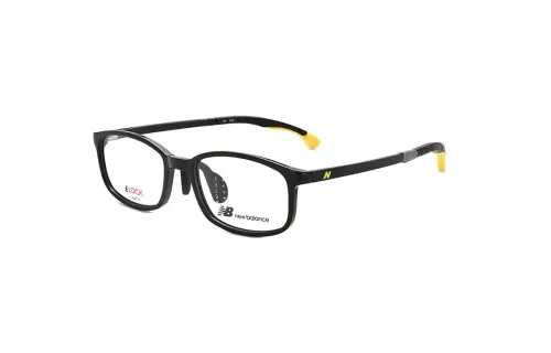 New Balance TR Rectangular Eyeglass Frames Unisex Black