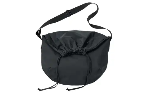 UNIQLO Cotton Crossbody Bags Regular Women's Black/Light Beige