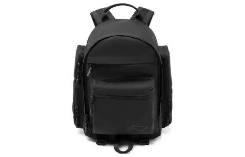 Li Ning Sports Life Collection Polyester Sports Backpack Regular Unisex Black