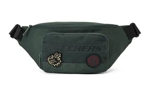 Skechers Fabric Crossbody One Shoulder Fanny Pack Regular Unisex Berlin Green