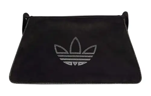 Adidas Originals Trefoil Recycled Polyester Handbag, Shoulder Bag Women's Black