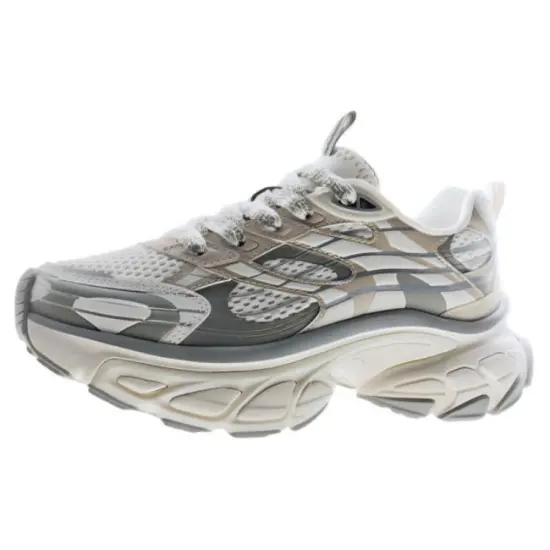 ANTA Casual Shoes Women's Low-Top Ivory White/Silver/Dove Grey