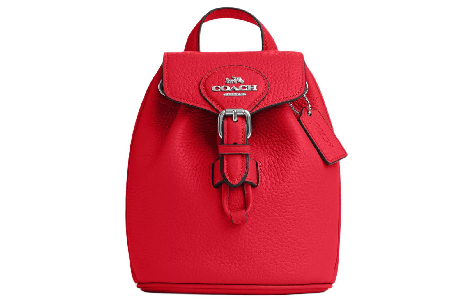 Женский рюкзак COACH Amelia 16 (красный)