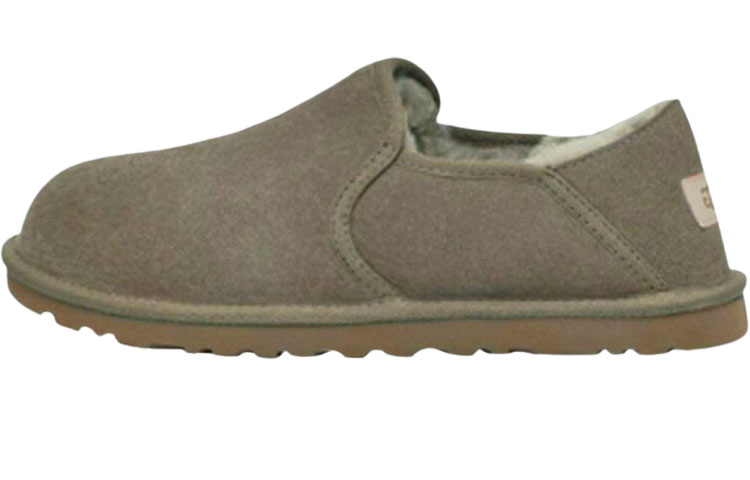 UGG Solid color antelope, same style for men and women, slippers/home slippers, military green