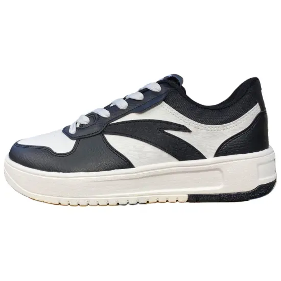 ANTA Skateboard Shoes Men Low-Top Black/Papyrus White