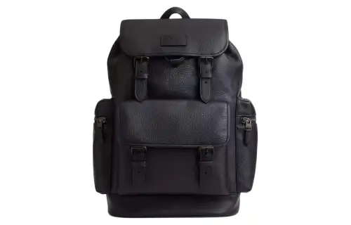COACH Sprint Cow Leather Backpack Large Men's Black