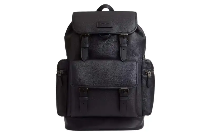 COACH Sprint Cow Leather Backpack Large Men's Black