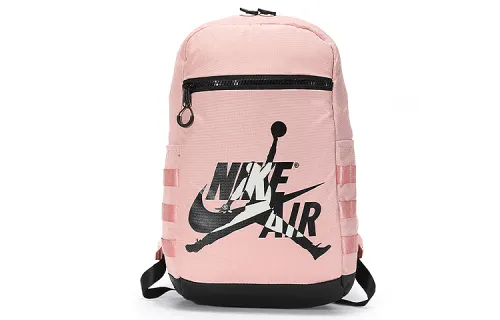 Jordan Polyester Basketball Bag Backpack Regular Unisex Pink
