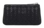 Bottega Veneta Intrecciato Sheepskin Envelope Bag, Clutch Men's Black