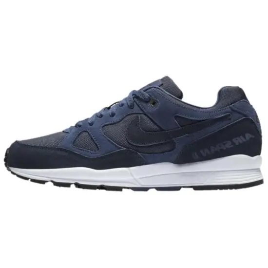 Nike Air Span 2 Running Shoes Men Low-Top Dark Blue