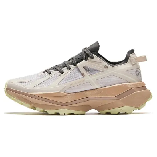 ANTA Running Shoes Women's Low-Top Light Silver Gray/Mud Sand Gray/Castle Gray