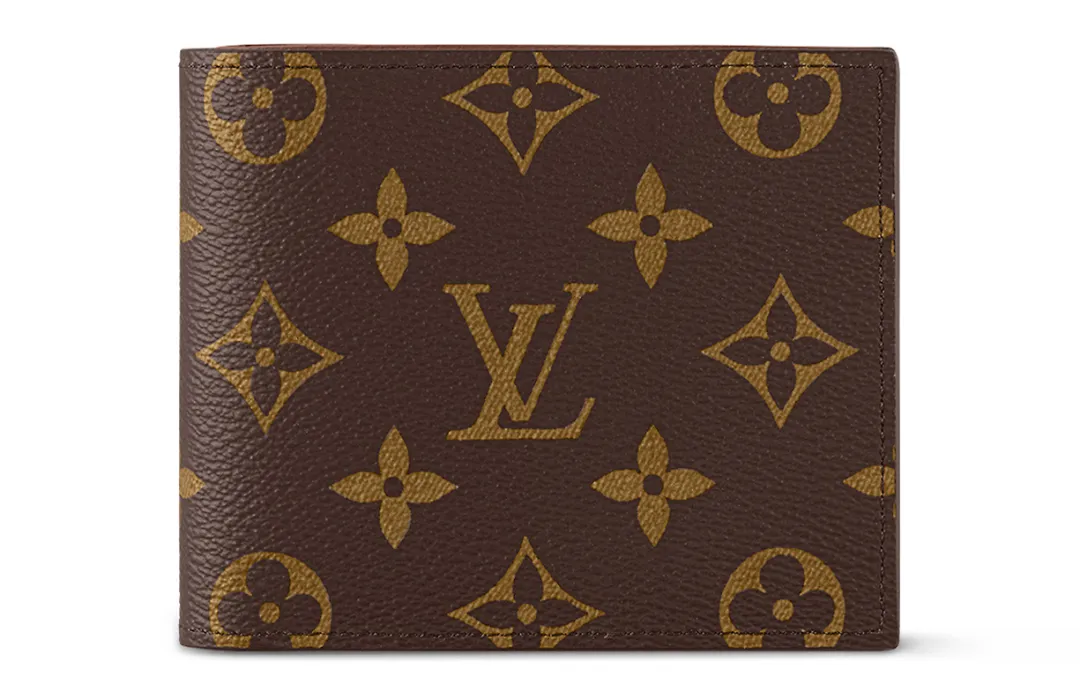 LOUIS VUITTON Marco Wallet Monogram Brown
