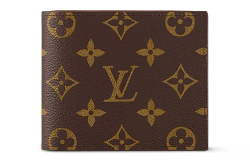 LOUIS VUITTON Marco Wallet Monogram Brown
