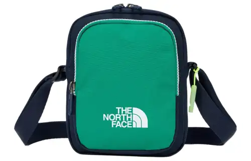 THE NORTH FACE 1.4L Shoulder Bag, Crossbody Bag, Outdoor Bag Polyester Marine Blue & Green Unisex