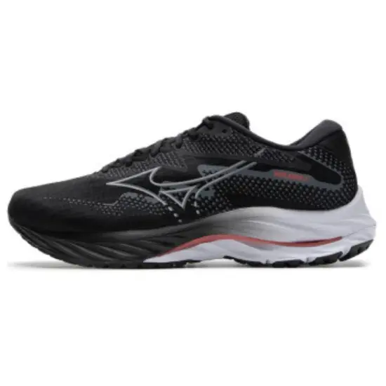 Mizuno Wave Rider 27 Super Wide 'Black Nickel Cayenne'