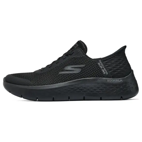 Skechers Go Walk Flex Running Shoes Women's Mid-Top Black