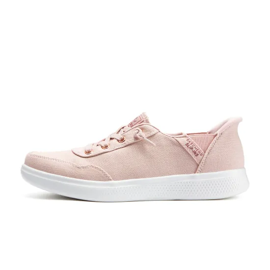 Skechers Hands Free Slip-Ins Anti-Slip And Wear-Resistant Coverage Low-Top Canvas Shoes Women's Pink