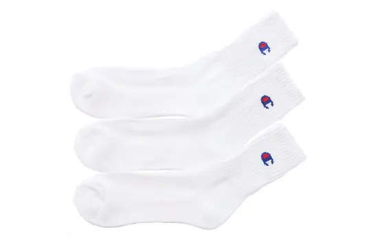Champion Crew Socks Japan Version Unisex 3 Pack
