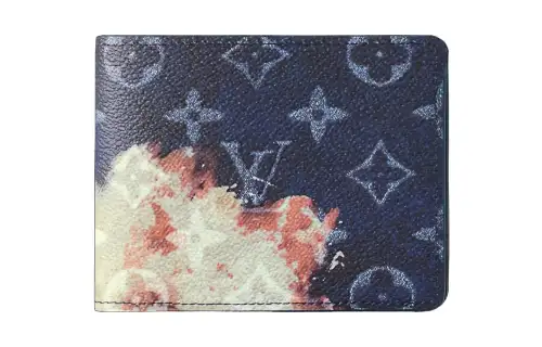 LOUIS VUITTON Multiple Wallet Ink Blue