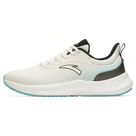 ANTA Martian Foam Running Shoes Men Low-Top White Horse Blue