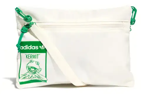 Adidas Originals Trefoil Disney X Disney Collaboration Polyester Crossbody Bags Regular Unisex White & Green