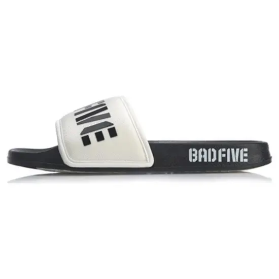 LINING Slide Slippers Men White Black