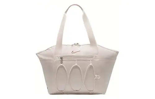 Nike Polyester Tote Bag, Shopping Bag, Handbag Regular Unisex Beige