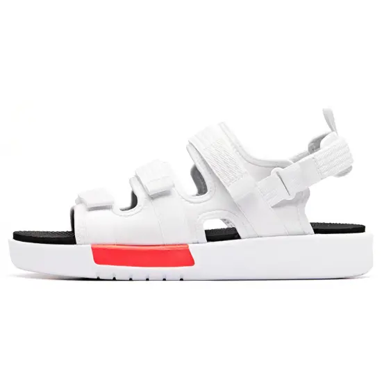 ANTA Life Collection Beach Sandals Men ANTA White/Black/Fluorescent Dark Red