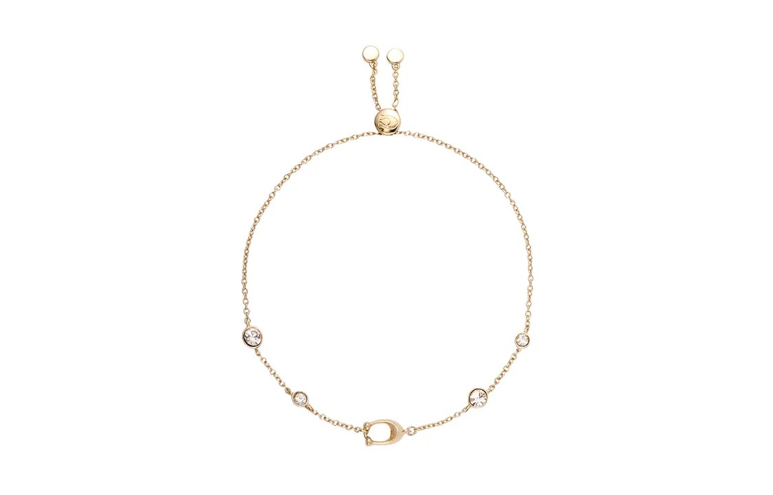 COACH Gold Plated Bracelets Women's Gold