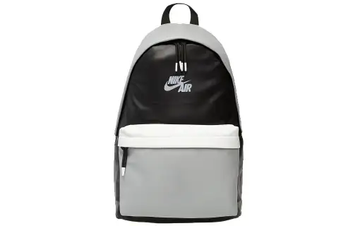 Jordan Leather Basketball Bag Backpack Regular Men's Black Gray