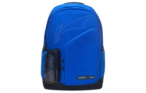 Li Ning Table Tennis Rising Stars Collection Polyester+Polyurethane Backpack Unisex Colorful Blue