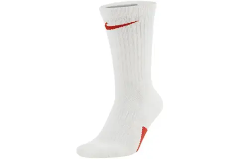 Nike Knitted quick dry basketball sports white knee socks for men and women, with your logo imprint, mid-length