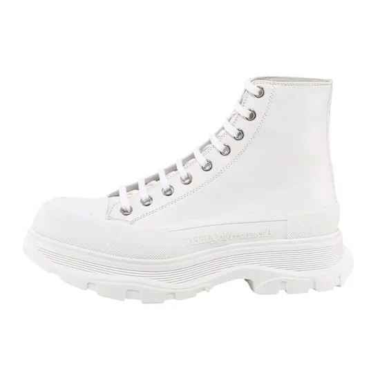 Alexander McQueen Tread Slick Martin Boots Men White