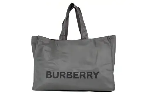 Burberry Nylon Tote Bag Grey