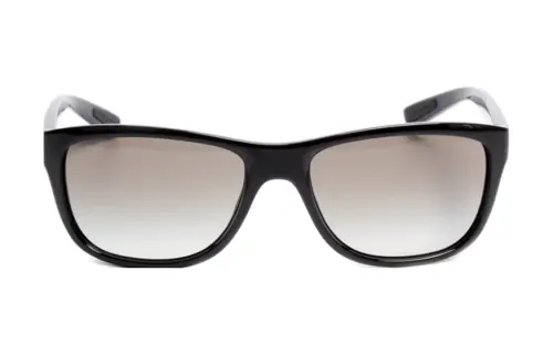 PRADA Irregular Shape Sunglasses Unisex Black