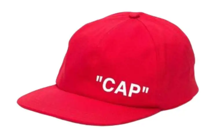 OFF WHITE Baseball Caps Men's Red