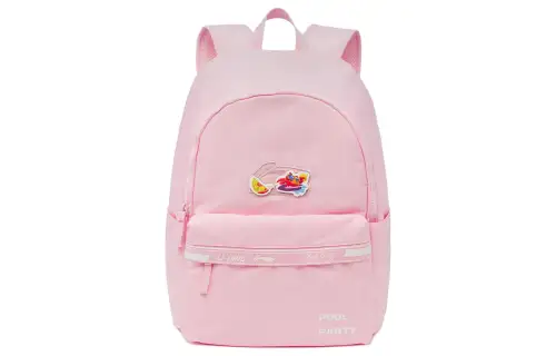 Li Ning League Of Legends Swimming Pool Party, Collaboration Sports Life Collection Polyester Backpack Unisex Ying Pink