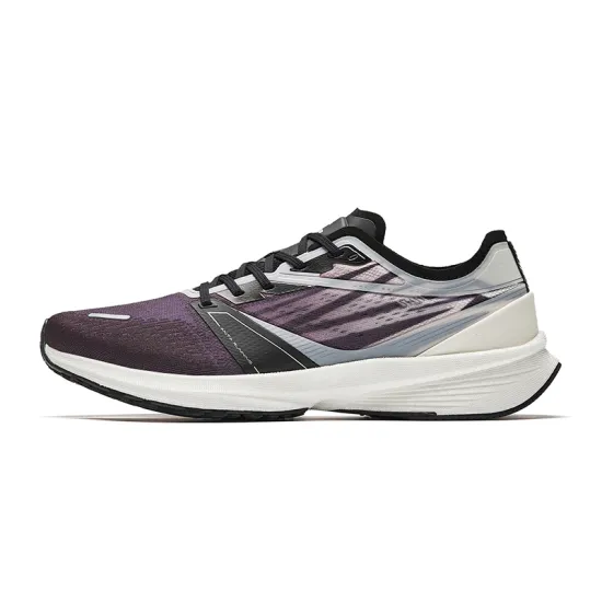 ANTA Wind Running Shoes Men Low-Top Black White