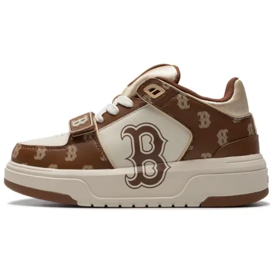 MLB Chunky Liner Slip Resistant Cushioning Low Top Skateboard Shoes Unisex Dark Brown