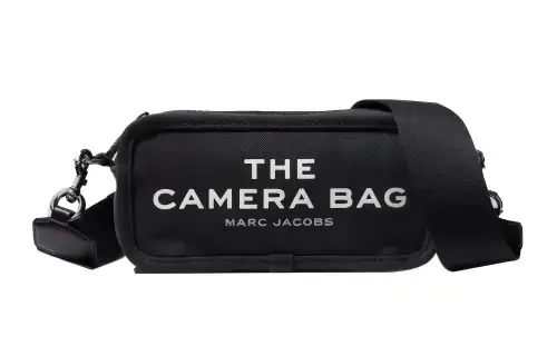 MARC JACOBS Canvas Shoulder Bag, Crossbody Bag Women's Black