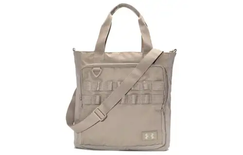 Under Armour Under Armour Polyester Tote Bag, Shopping Bag, Portable Crossbody Bag, Shoulder Bag Medium Unisex Khaki